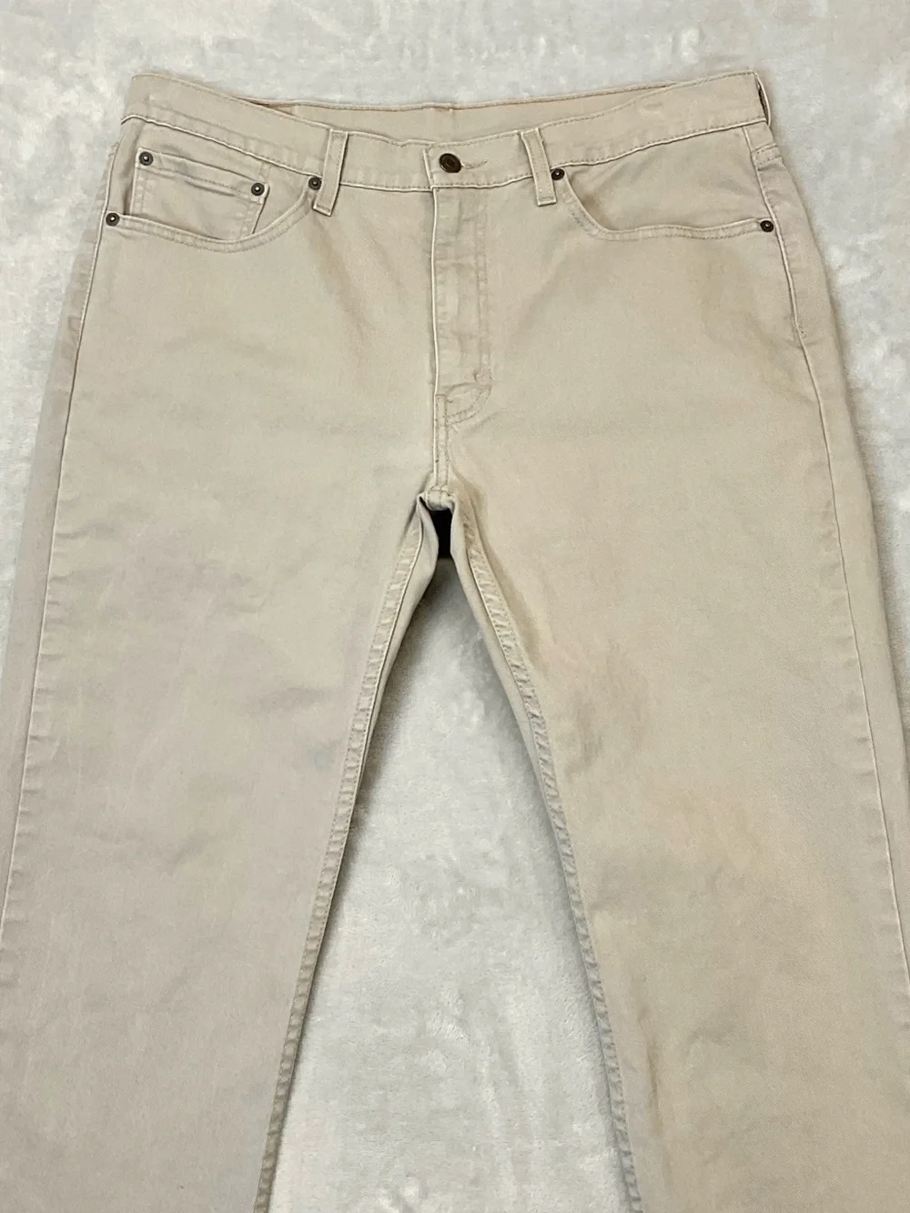 Levi’s 514 Tan Straight Leg Denim Jeans Men’s 36x32